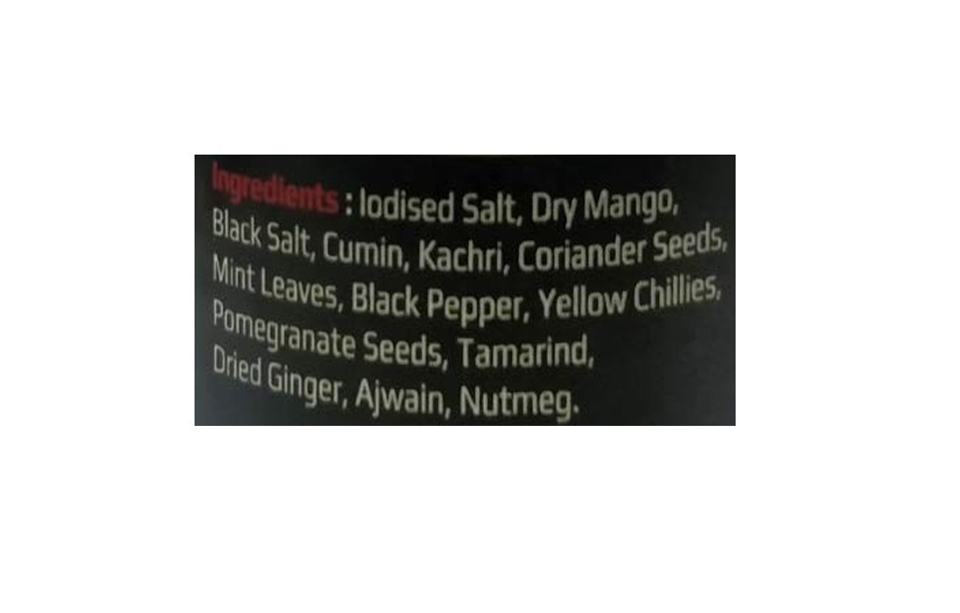Mirchillion Chat Masala    Plastic Bottle  50 grams